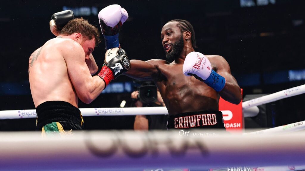 Terence Crawford teve mais volume de luta e mereceu derrotar Canelo Álvarez e conquistar o título unificado dos Super Médios