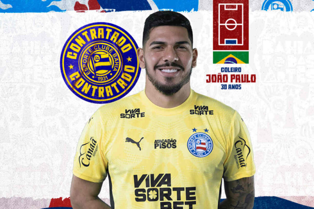 João Paulo é a principal contratação do Bahia para a sequência do Brasileirão