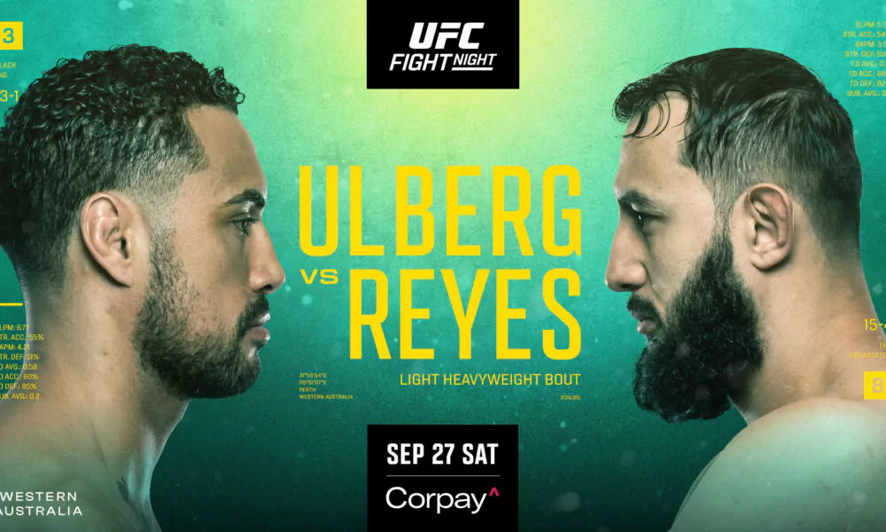UFC Perth: Ulberg x Reyes