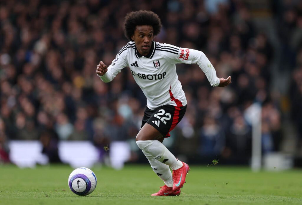 Willian, na mira do Grêmio, fez apenas 12 partidas em 2025 pelo Fulham, na maioria das vezes entrando no decorrer dos jogos