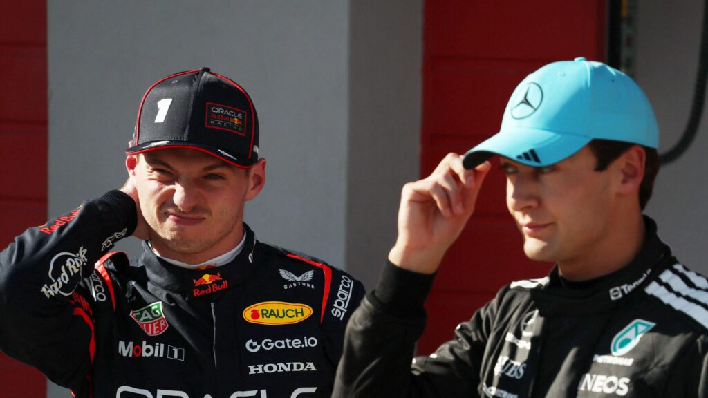 George Russell e Max Verstappen carregam grande rivalidade dentro e fora das pistas