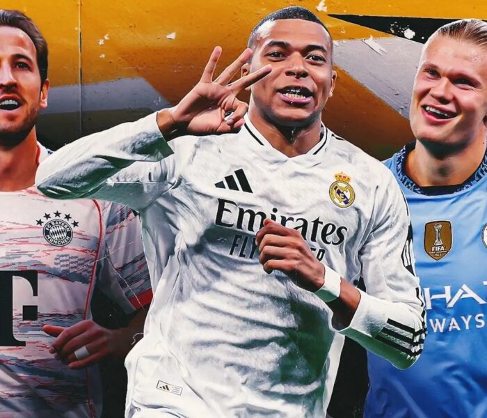 Champions League Haaland Mbappé Kane