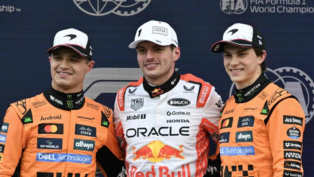 Verstappen, Norris e Piastri disputarão o título da temporada 2025 da F1 até o final 