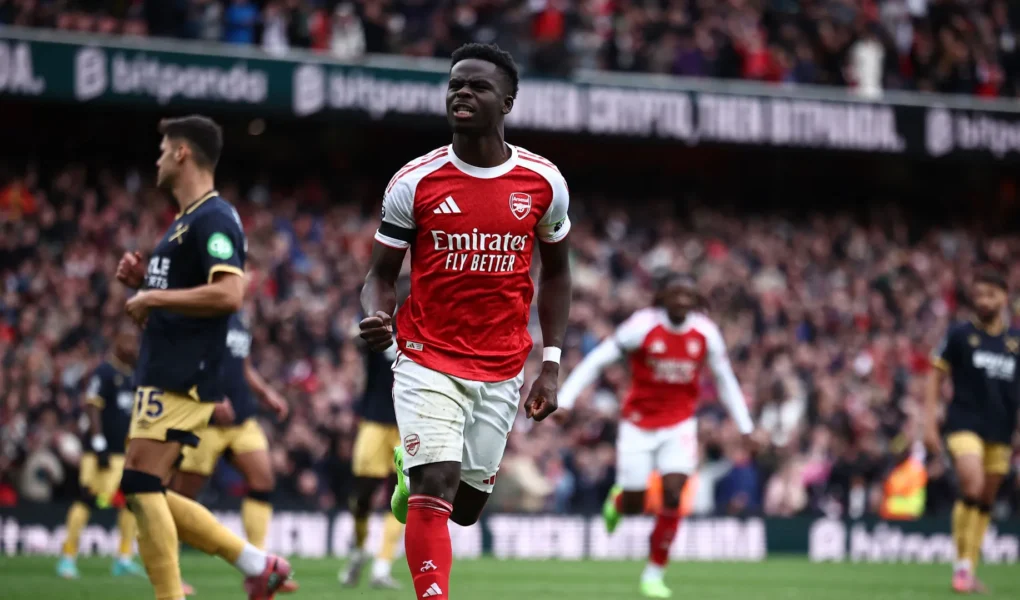 Saka Arsenal x West Ham Premier League