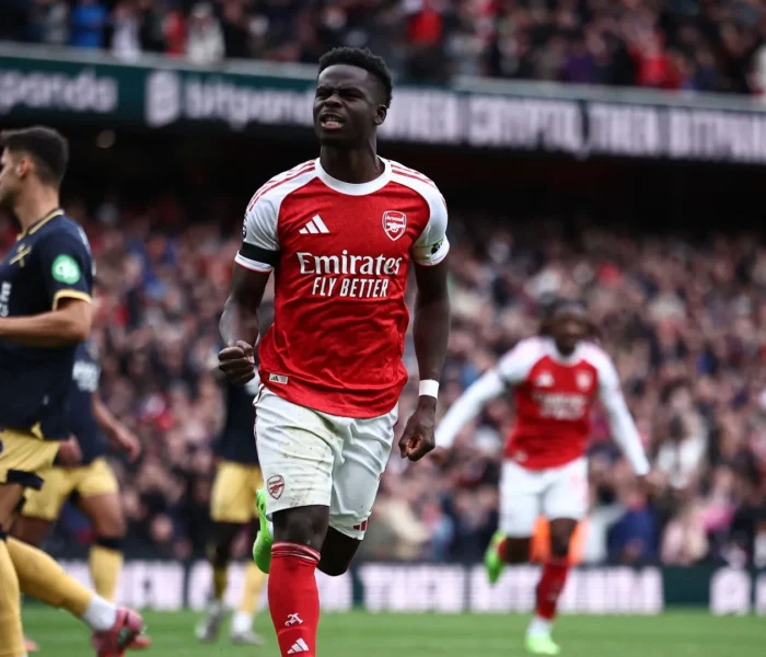 Saka Arsenal x West Ham Premier League