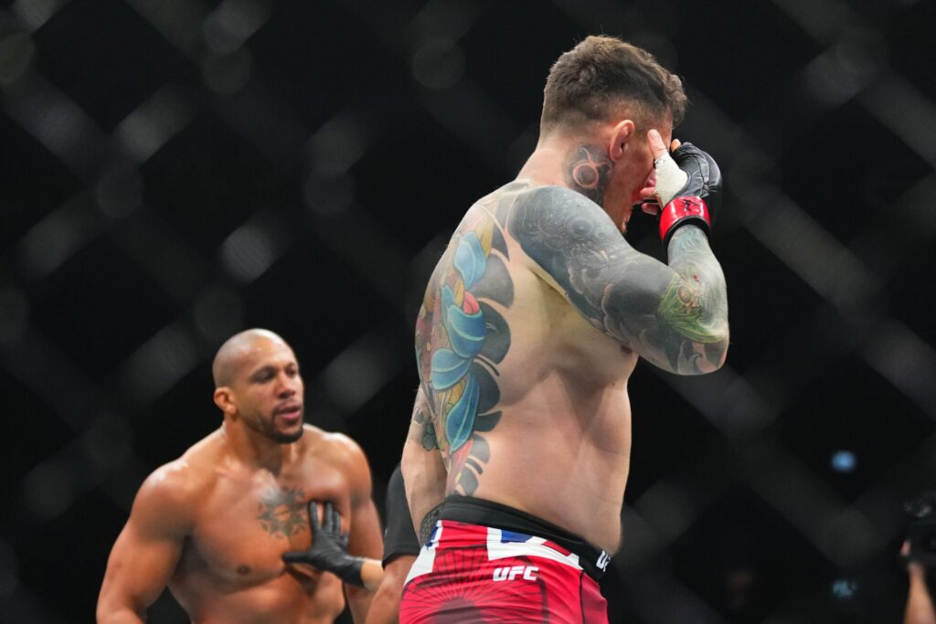Ciryl Gane coloca os dedos nos olhos de Tom Aspinall e luta principal do UFC 321 termina sem resultado