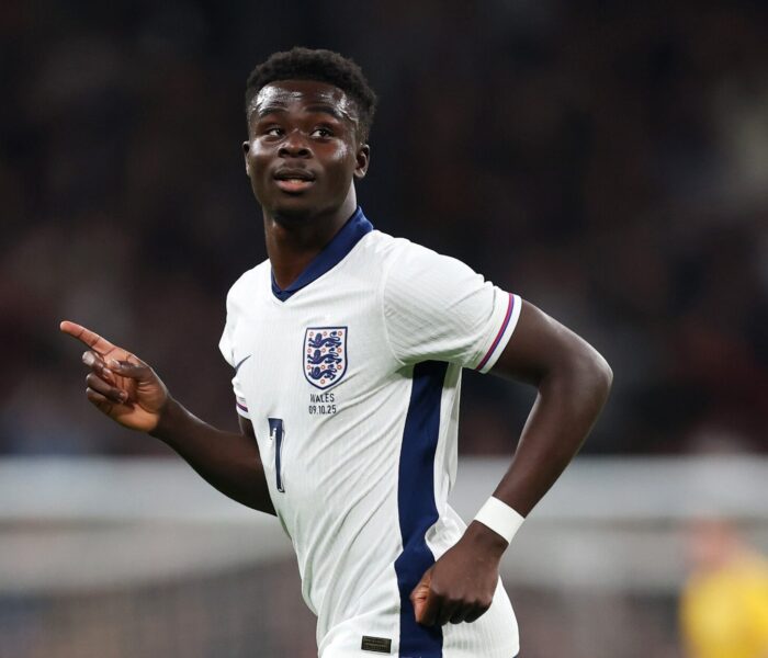 Saka Inglaterra x País de Gales 2025