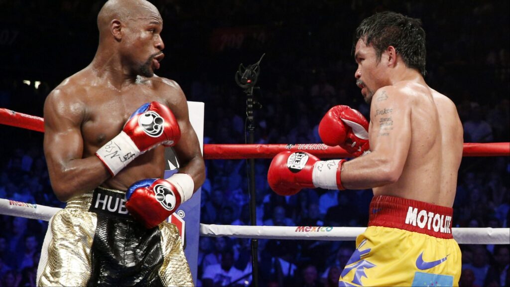 Floyd Mayweather e Manny Pacquiao já dividiram um ringue uma vez e uma luta em 2026 não acrescentaria nada para seus legados 