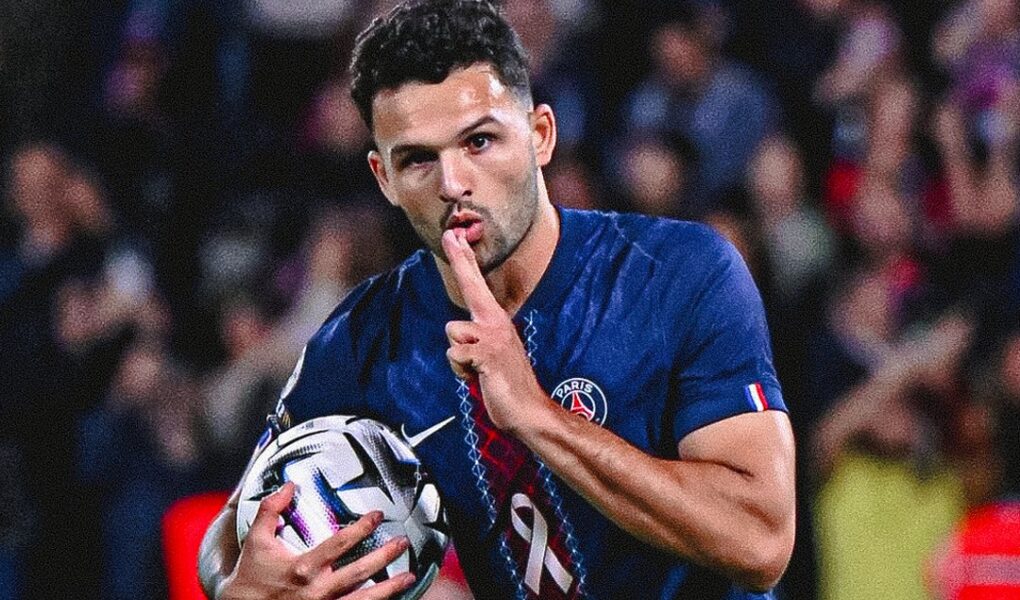 Gonçalo Ramos PSG x Strasbourg