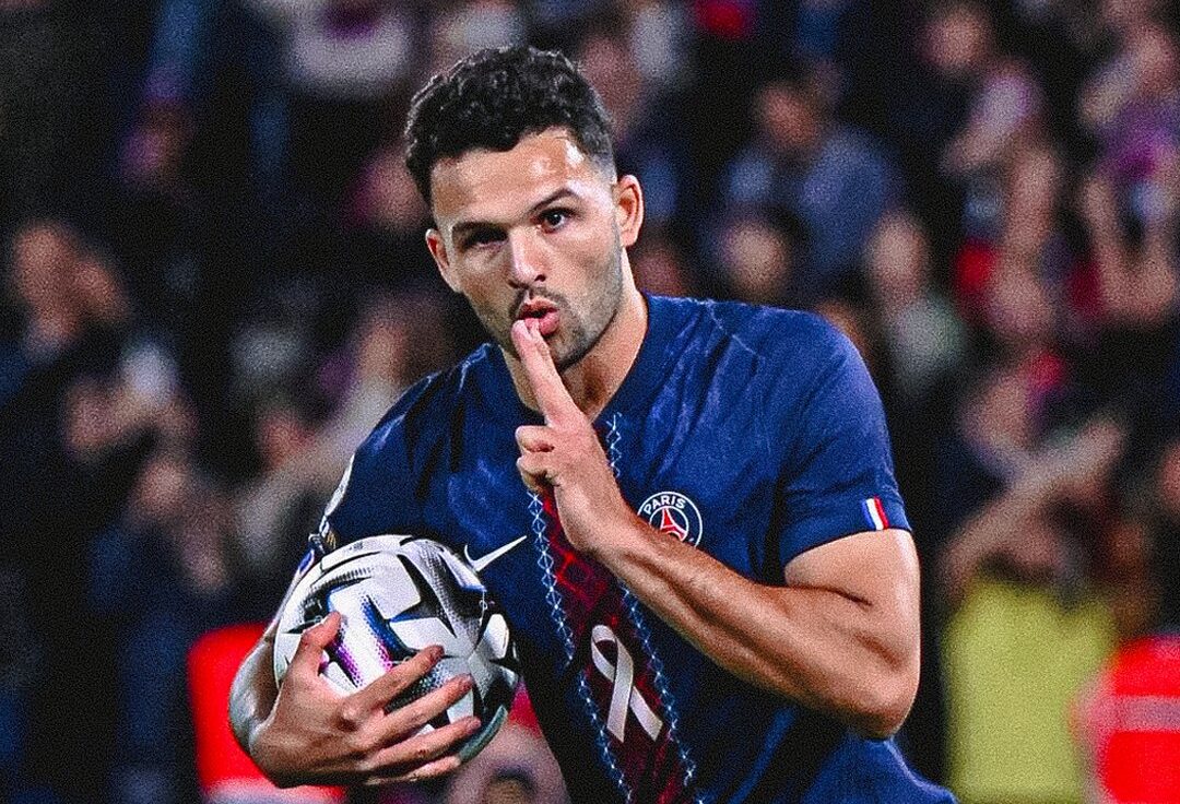 Gonçalo Ramos PSG x Strasbourg