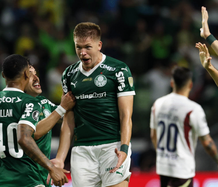 Bruno Fuchs Palmeiras x LDU Libertadores 2025
