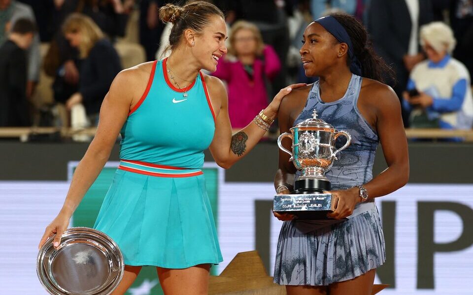 WTA Aryna Sabalenka Coco Gauff Roland Garros