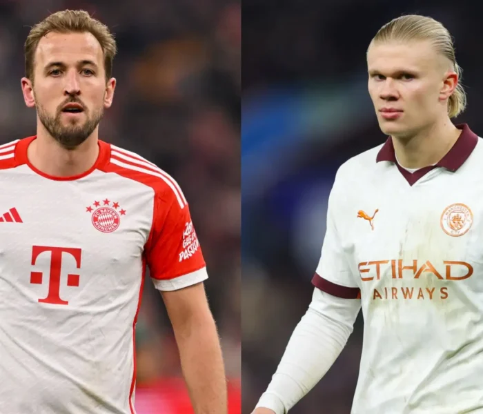 Haaland Kane UEFA Champions League