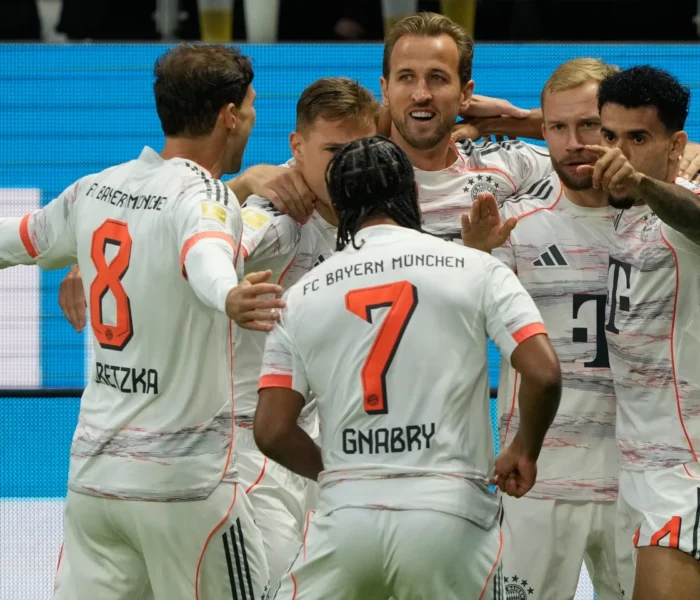 Bayern vence Frankfurt.