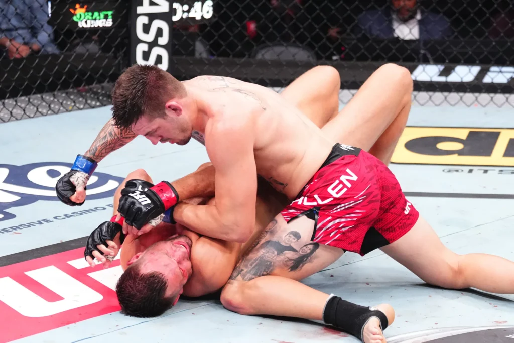 Brendan Allen dominou completamente Reinier De Ridder no UFC Vancouver