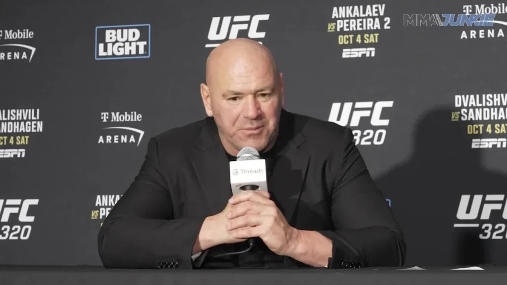 Dana White fala sobre o pedido de Alex Poatan Pereira para subir para os pesos pesados