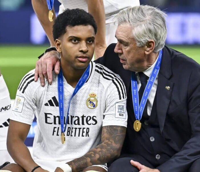rodrygo e ancelotti e real madrid