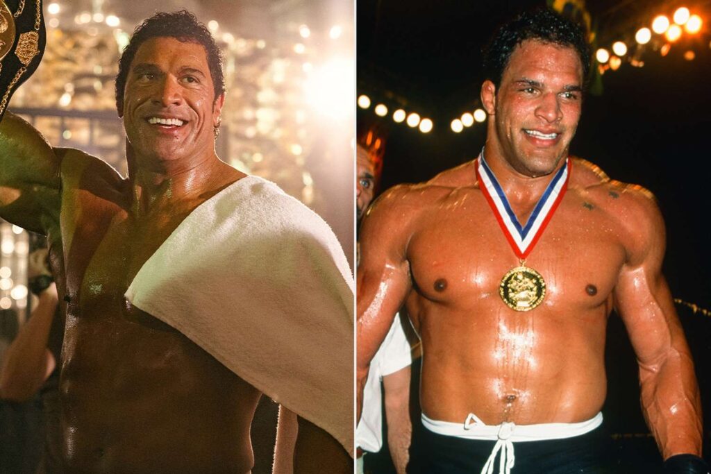 Em The Smashing Machine, Dwayne Johnson está muito bem no papel de Mark Kerr