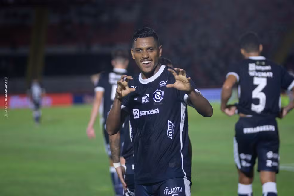 Pedro Rocha deu uma assistência no jogo contra o Paysandu. Foto: Samara Miranda/Ascom Remo — Reprodução.