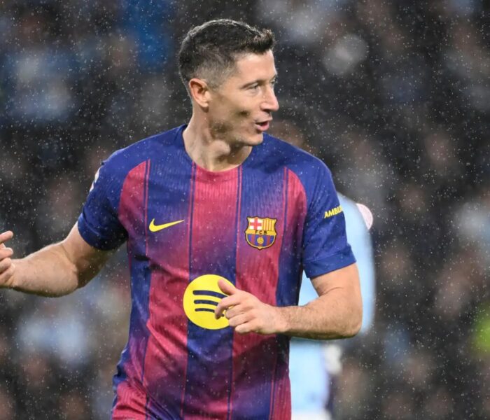 Lewandowski Barcelona Kane