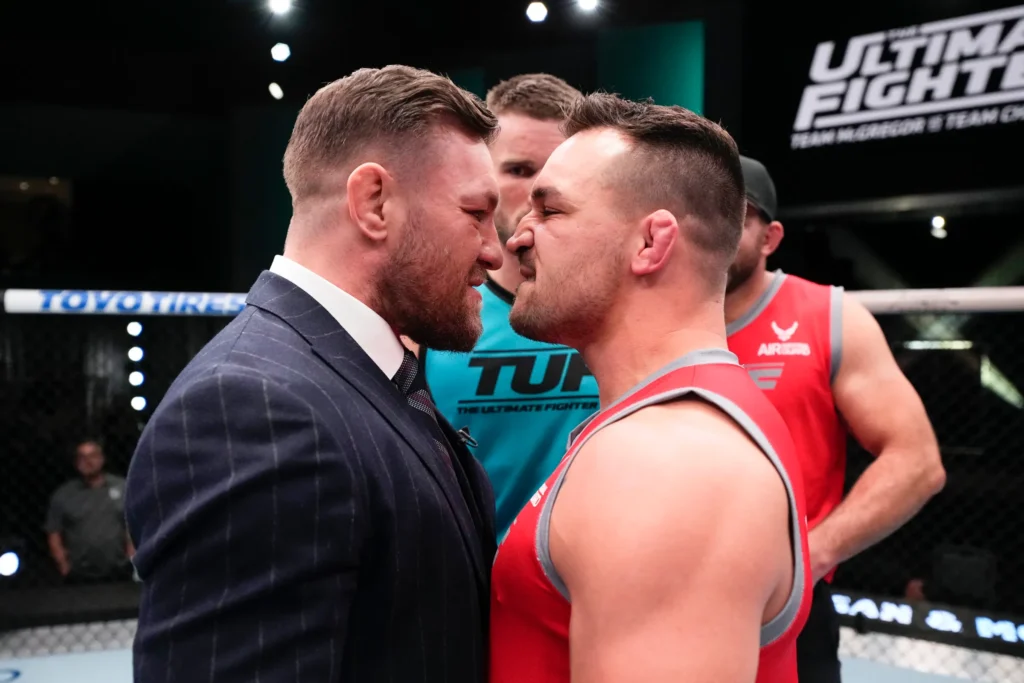 Michael Chandler e Conor McGregor carregam grande rivalidade desde quando foram técnicos no TUF 