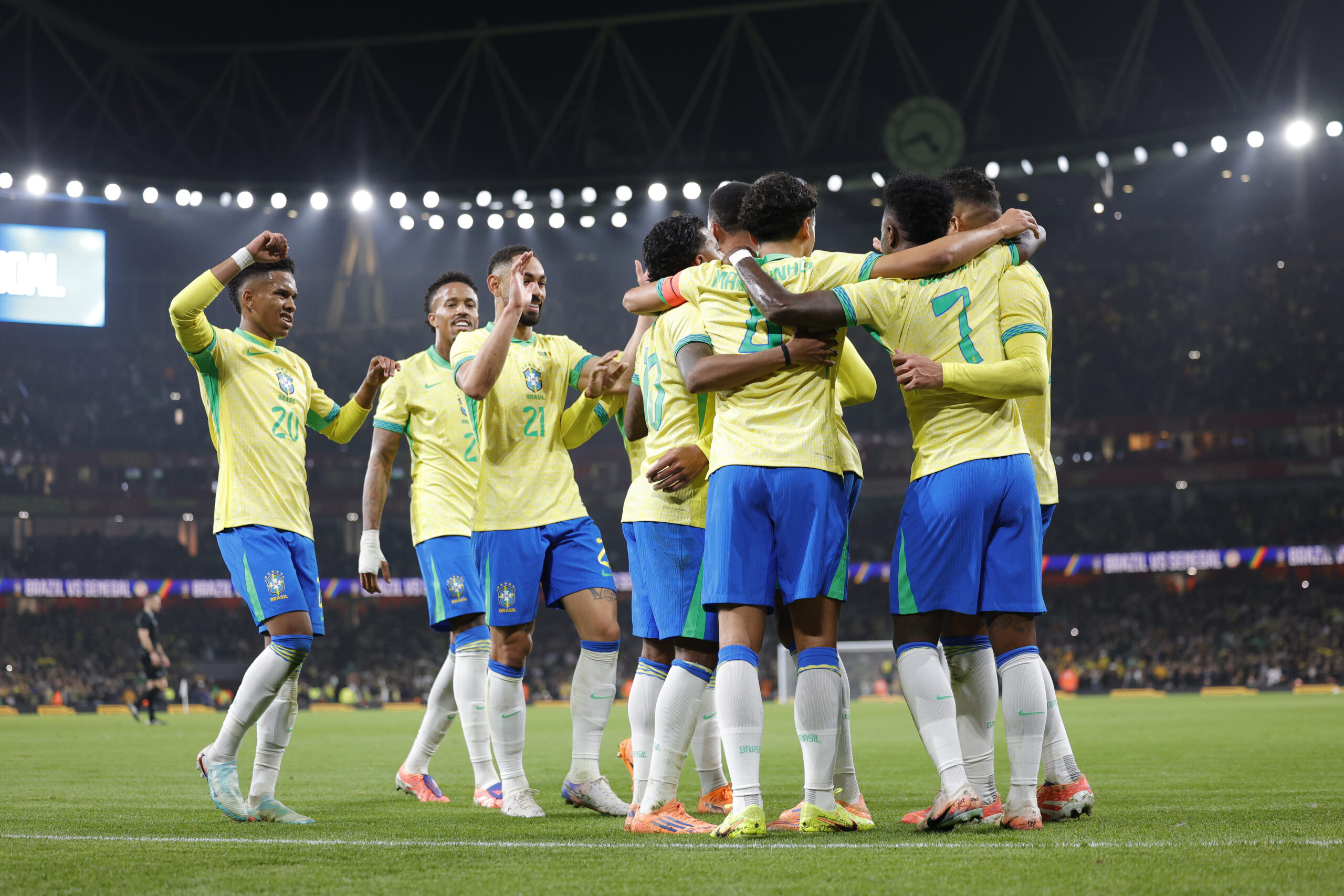 Brasil x Senegal 2025 Estêvão