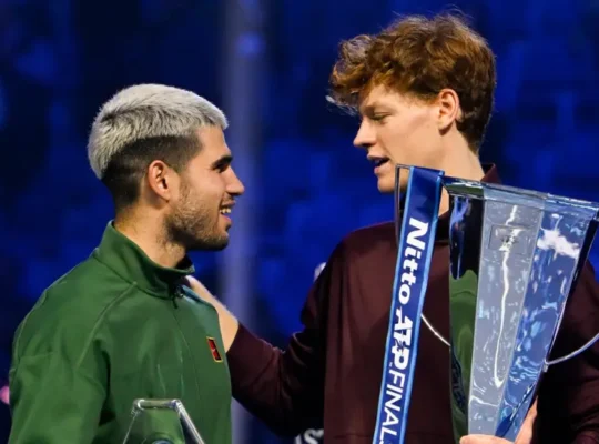 Carlos Alcaraz Jannik Sinner ATP Finals 2025