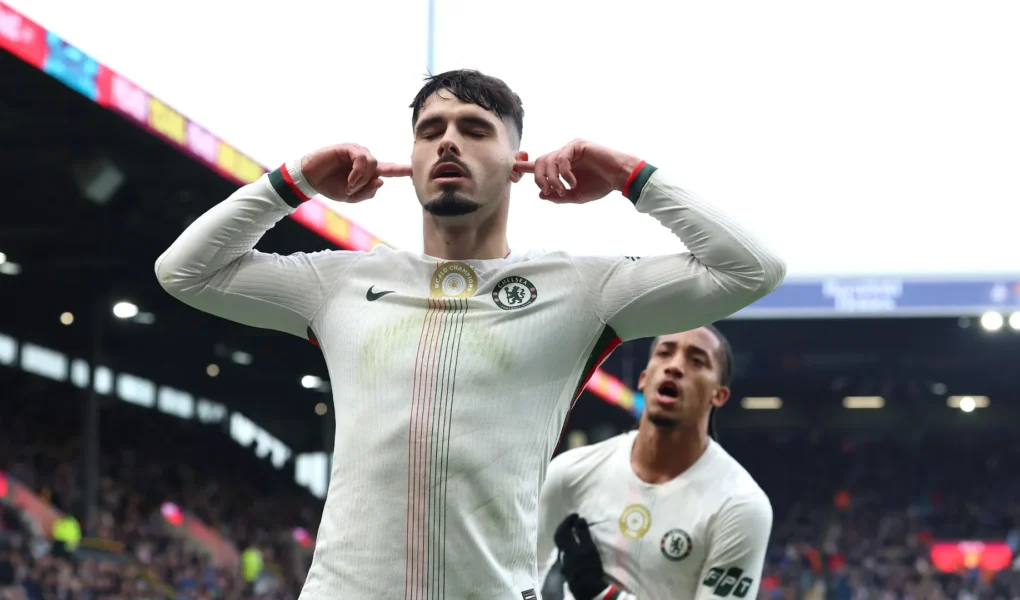 Pedro Neto Burnley x Chelsea Premier League 2025/26