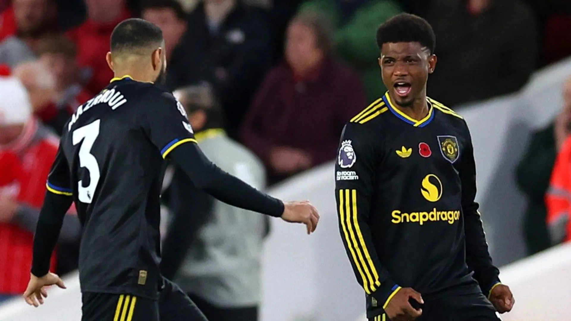 Amad Diallo Nottingham Forest x Manchester United