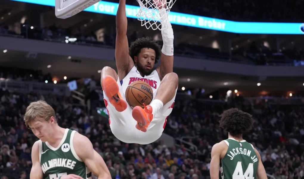 Cade Cunningham Milwaukee Bucks x Detroit Pistons NBA