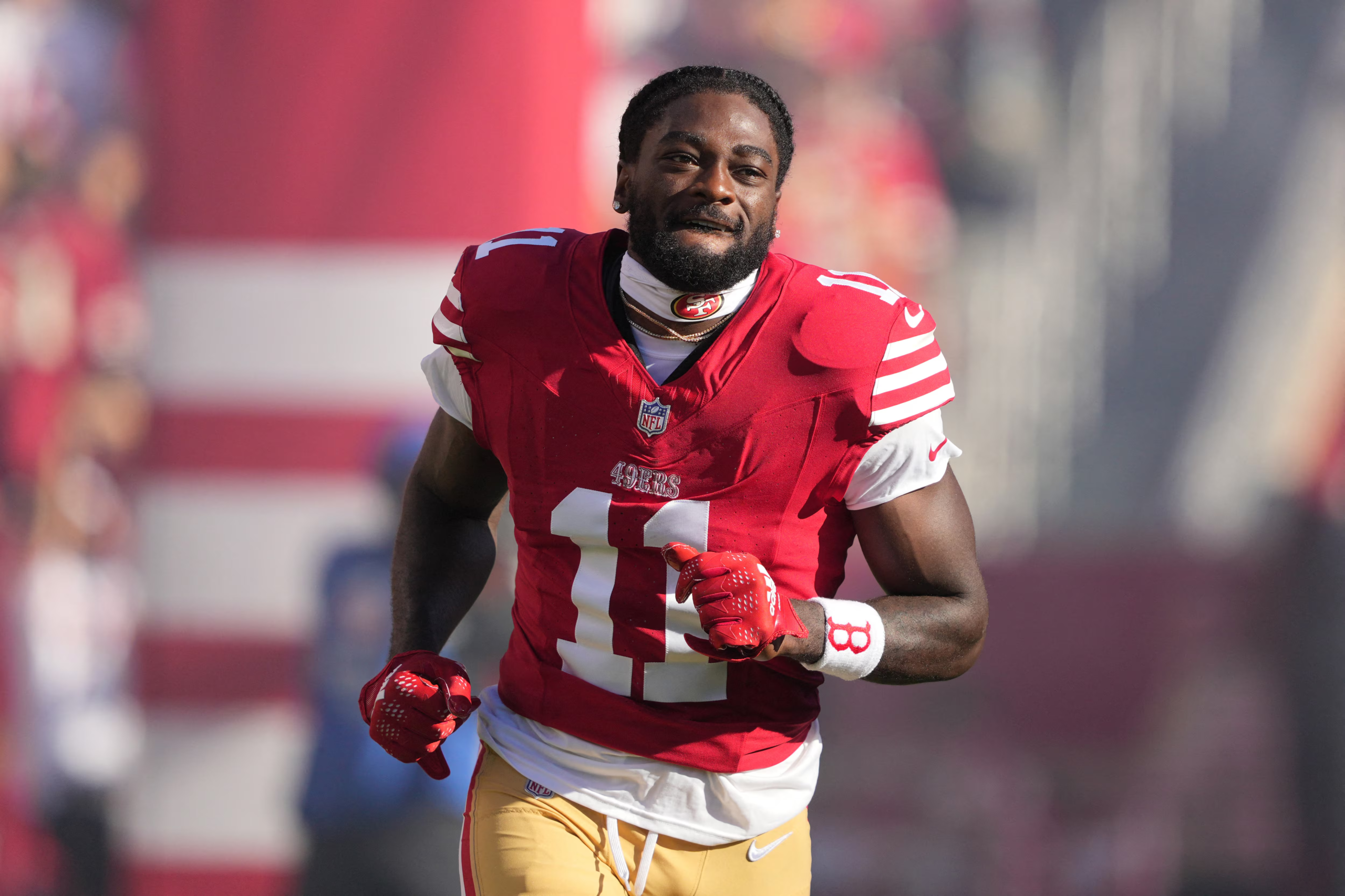 NFL: Brandon Aiyuk (Foto: Darren Yamashita-Imagn Images)