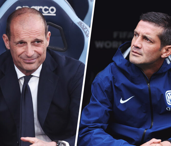 chivu e allegri inter de milão milan