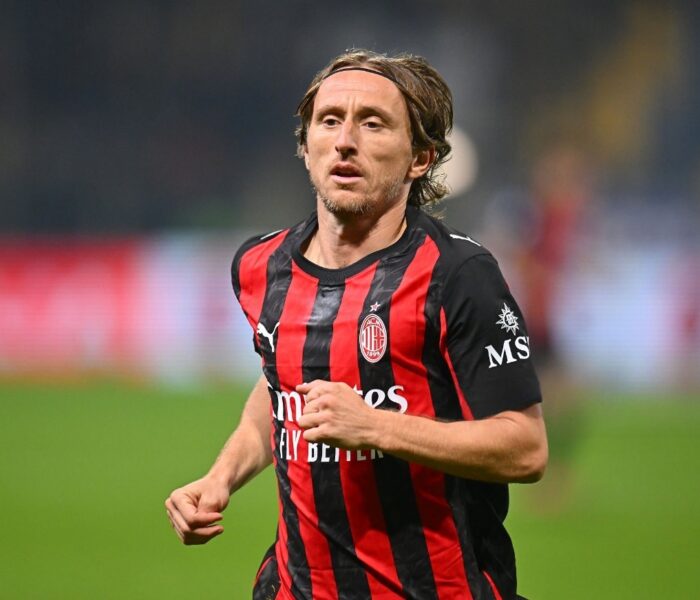 Modric, jogador do Milan. Foto: Alessandro Sabattini/Getty Images — Reprodução.