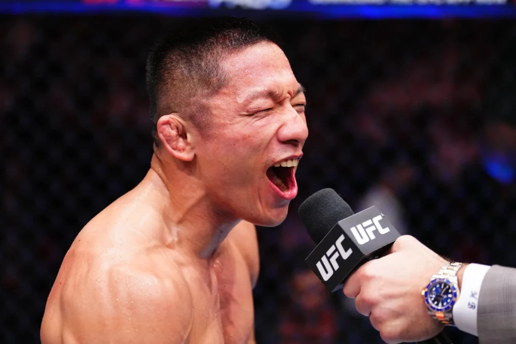 Kyoji Horiguchi desafiou Alexandre Pantoja logo após vencer Tagir Ulanbekov, ainda no octógono