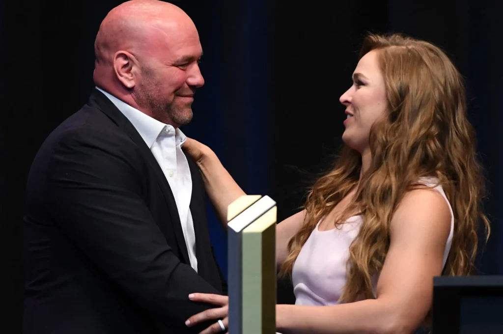 Dana White e Ronda Rousey cultivam grande amizade