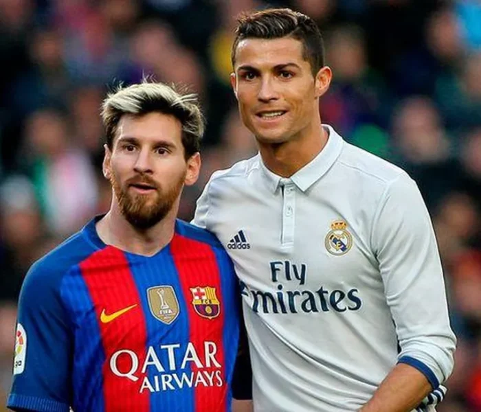 Messi, Cristiano Ronaldo Champions League