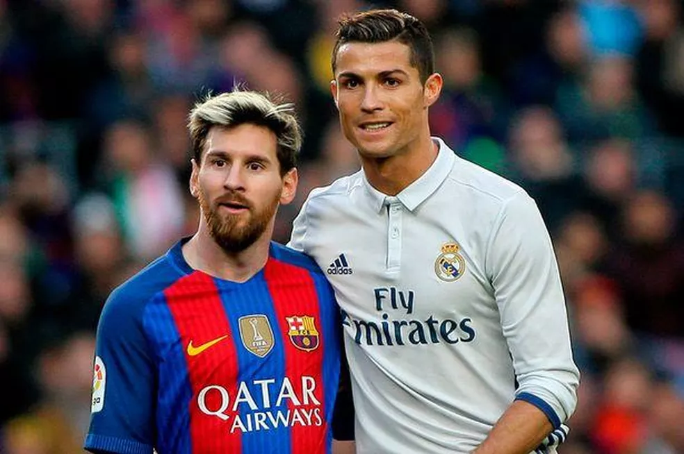 Messi, Cristiano Ronaldo Champions League