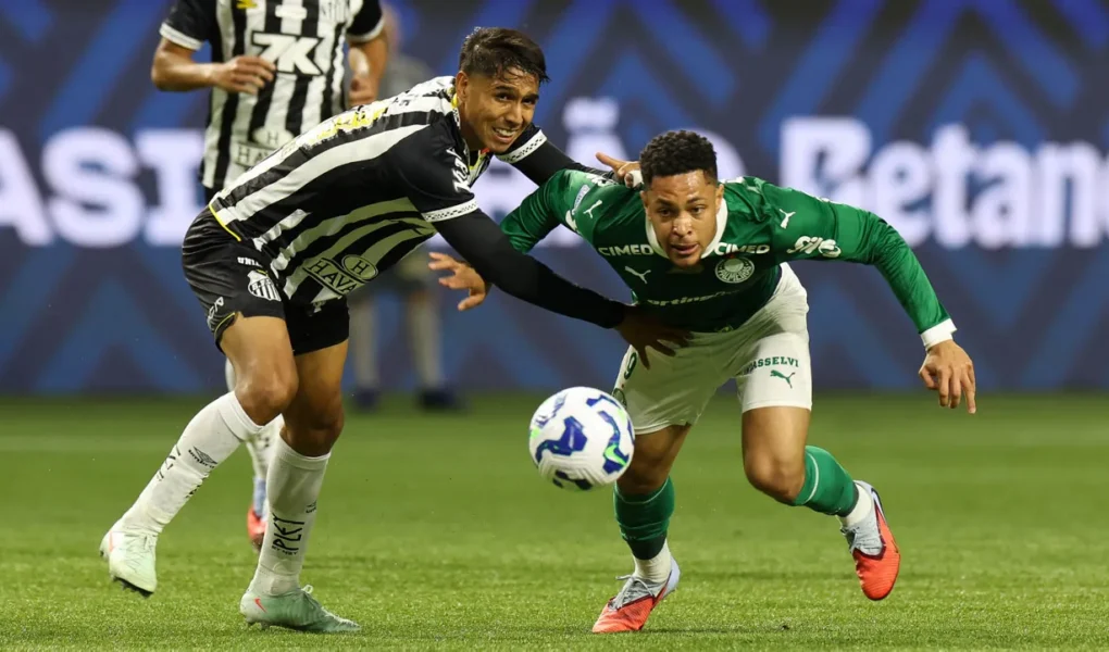 Palmeiras x Santos, BR 2025, Vitor Roque