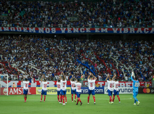 Além de ter sido campeão da Copa do Nordeste, o Bahia disputou a Libertadores de 2025. Foto: EC Bahia/Site oficial — Reprodução.