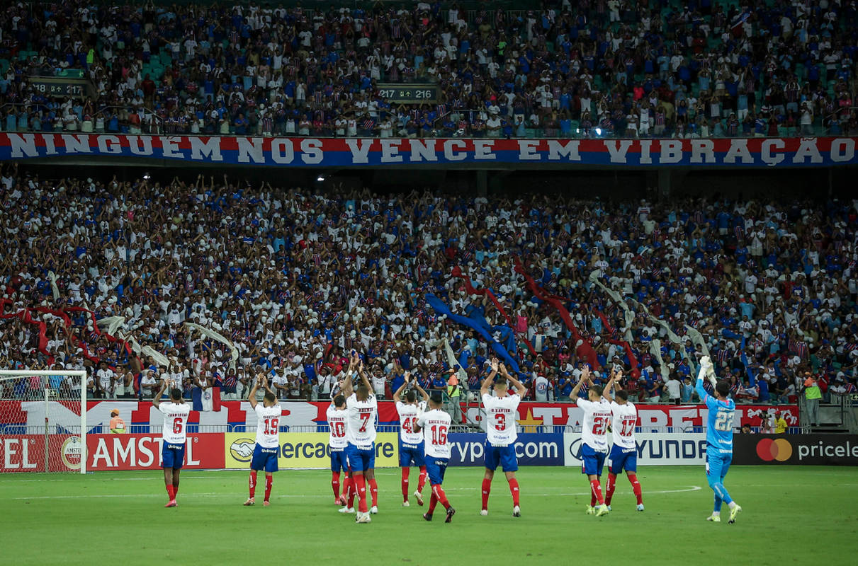 Além de ter sido campeão da Copa do Nordeste, o Bahia disputou a Libertadores de 2025. Foto: EC Bahia/Site oficial — Reprodução.