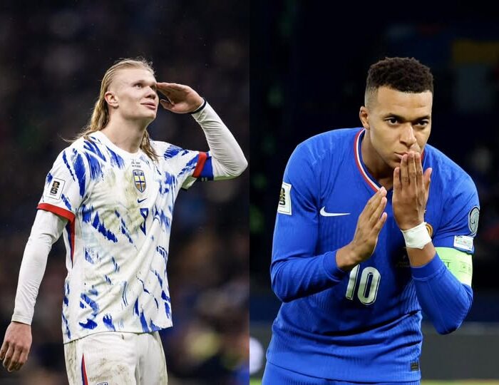 haaland e mbappe copa do mundo