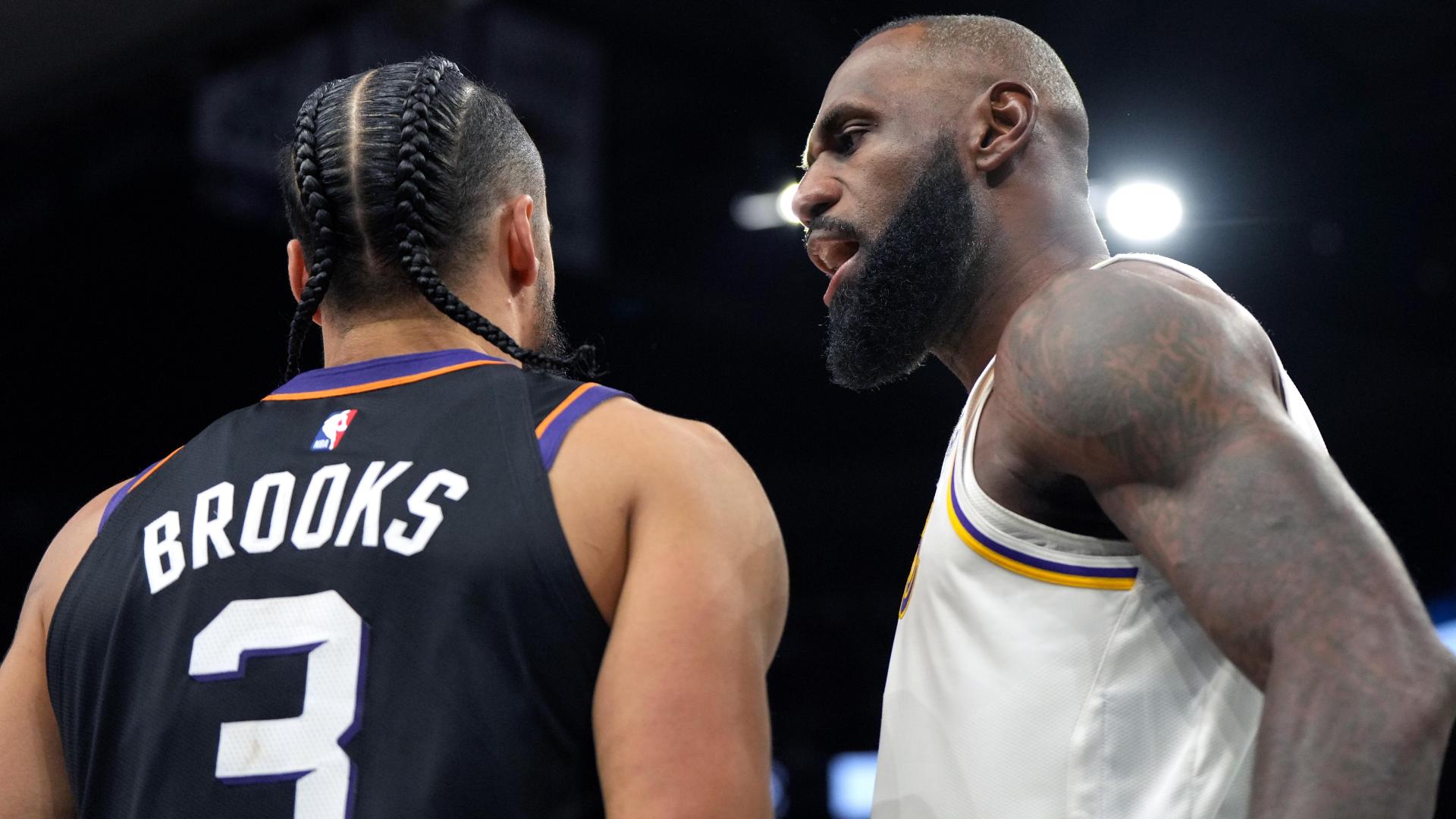 Dillon Brooks e LeBron James (Foto: ESPN)