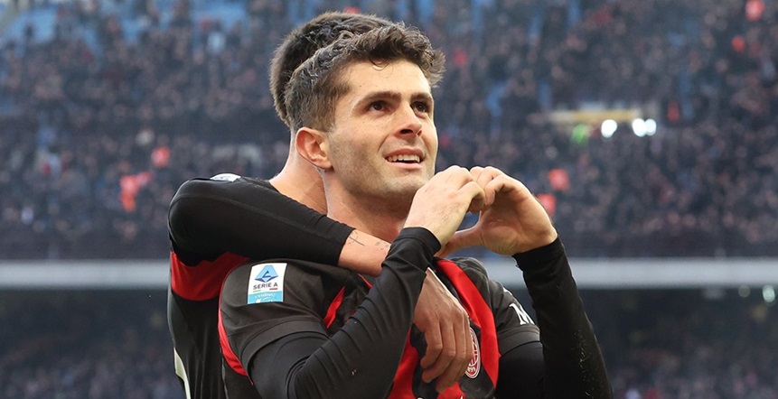 Pulisic marcou na vitória do Milan sobre o Verona pela Série A