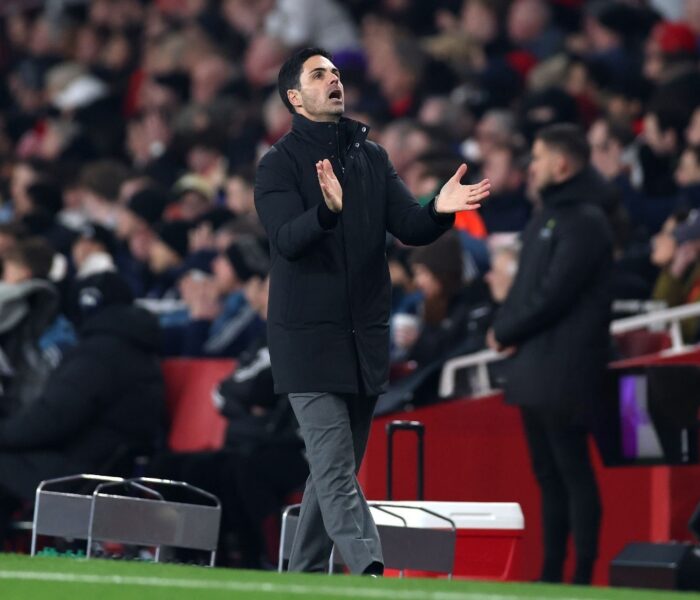 Mikel Arteta, técnico do Arsenal. Foto: Justin Setterfield/Getty Images