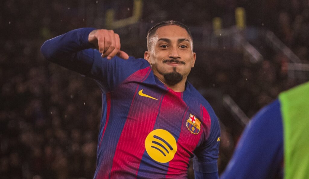 Raphinha Barcelona x Real Ovieda La Liga 2025/26