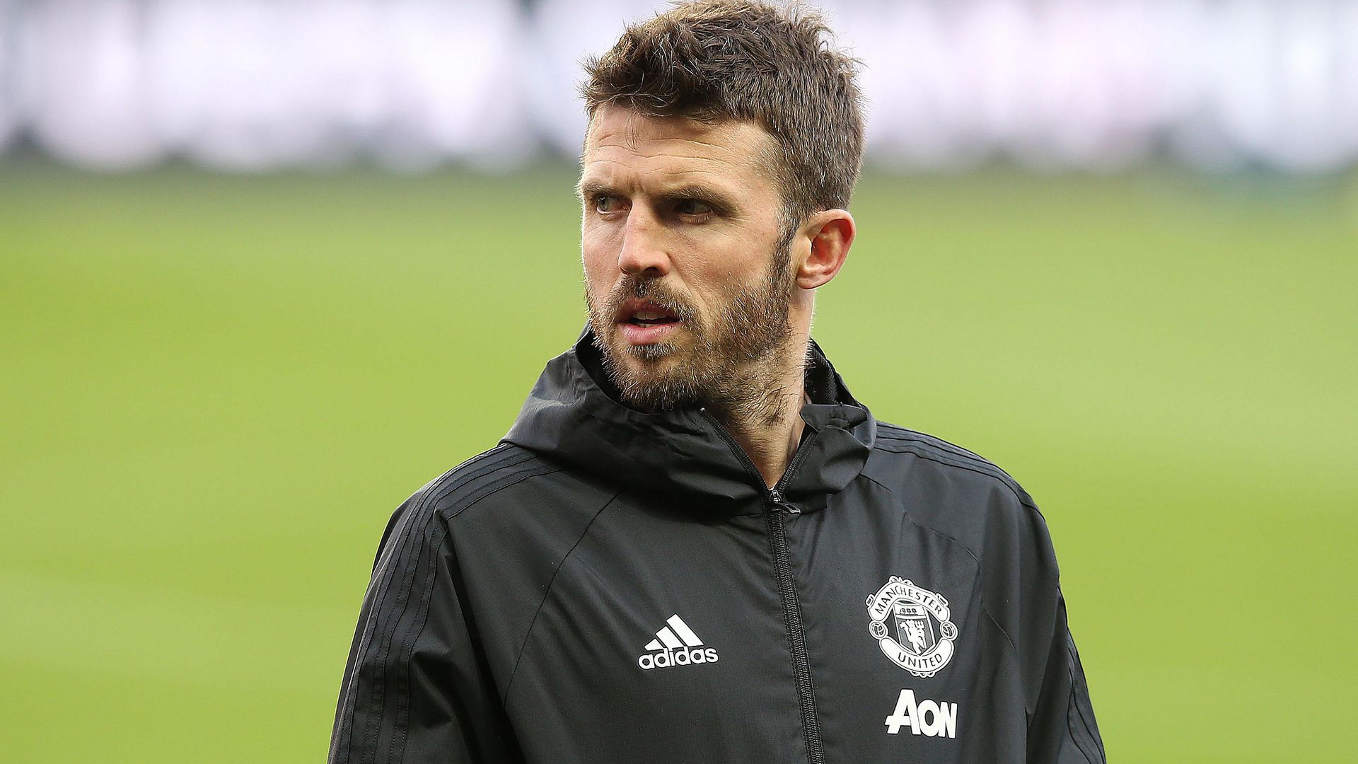 Michael Carrick, técnico do Manchester United. Foto: Divulgação/Manchester United.