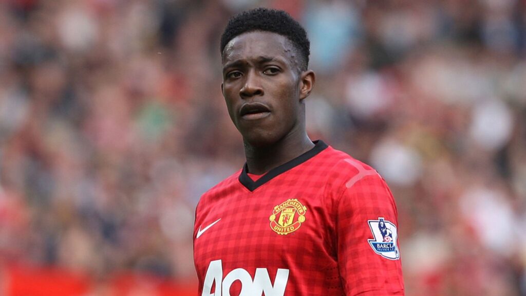 Welbeck com a camisa do Manchester United, na temporada 2013/2014. Foto: Reprodução/Sky Sports