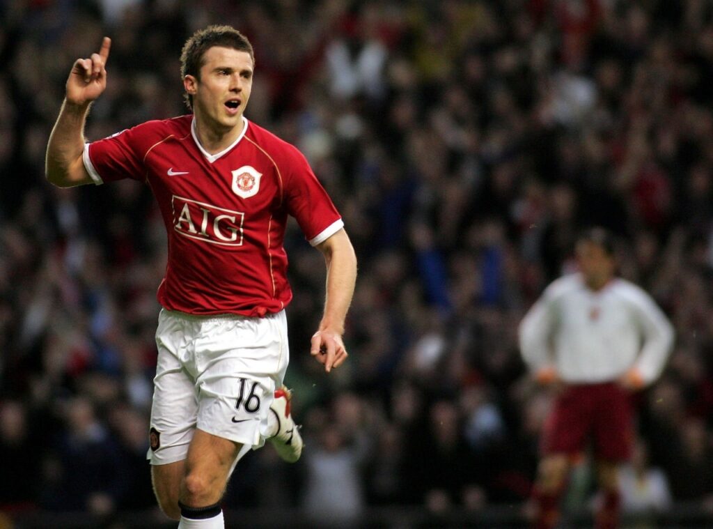 Carrick no Manchester United em 2007. Foto: Tom Purslow/Manchester United.
