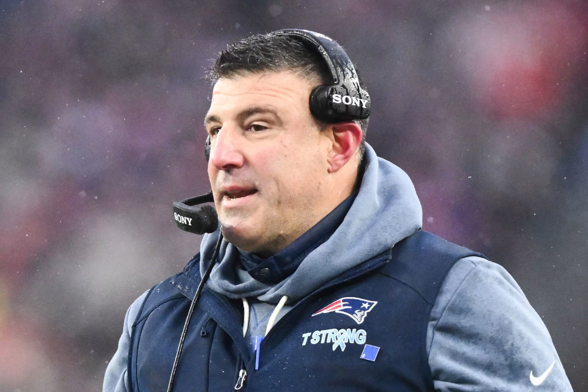 Mike Vrabel (Foto: Brian Fluharty-Imagn Images)