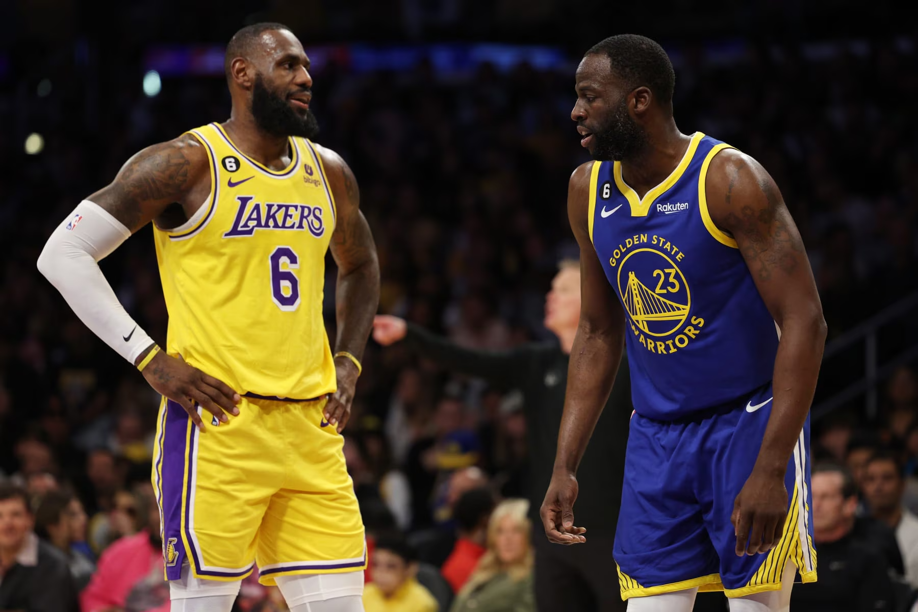LeBron James e Draymond Green (Foto: Harry How/Getty Images)